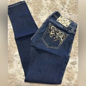 💕miss me jeans, low rise skinny